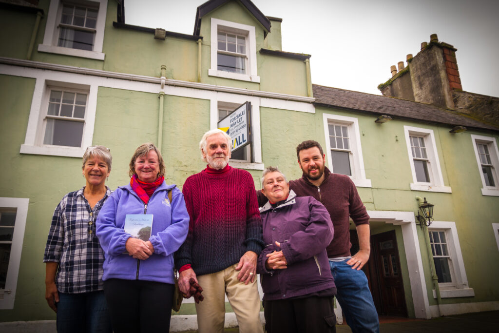 Left to right: Julie Willan, Catherine Brown, Richard Draper, Pennie Cumming and Craig Hamnett